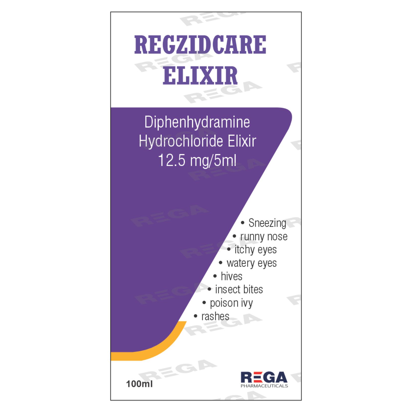 Diphenhydramine Hydrochloride Elixir 12.5 mg/5ml